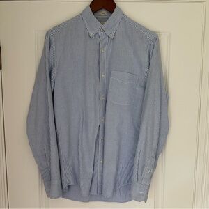 J. Crew Men’s University Stripe Oxford Shirt Slim Size Small